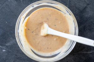 Bang Bang sauce in a bowl.