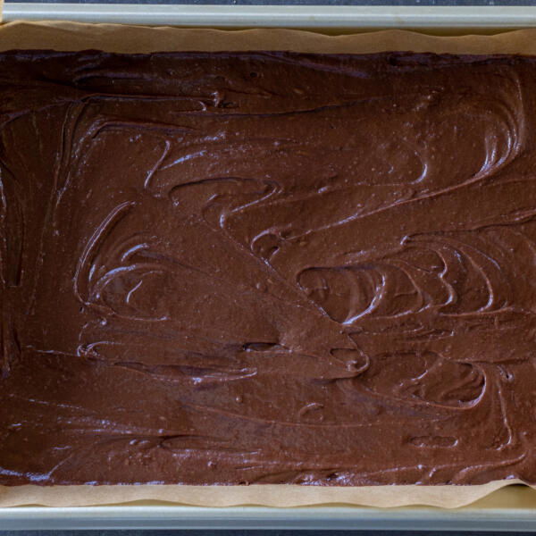 Brownies before baking.