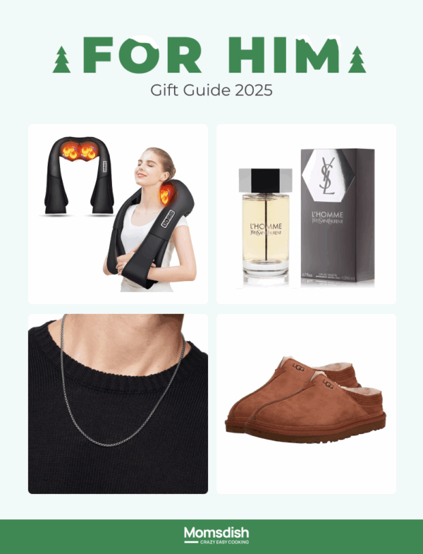 An image of several gifts for him. 