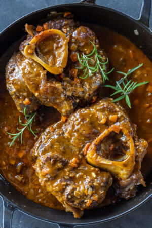 Osso Buco ona. serving tray.
