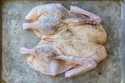Seasoned suck on a pan.