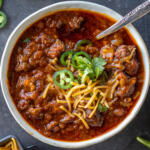 A bowl of Texas Chili.