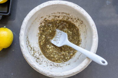 Combined seasoning in a bowl.