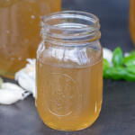 Bone Broth in a jar.