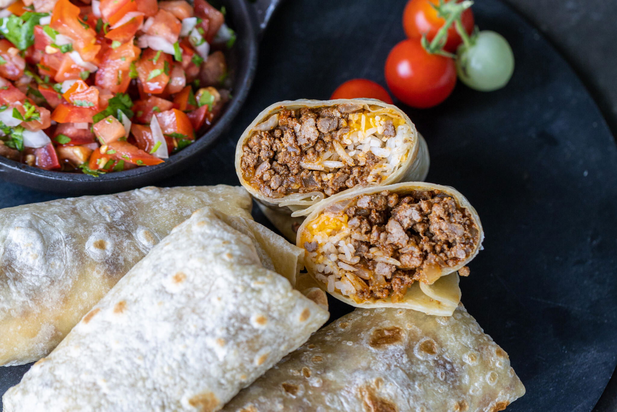 Ground Beef Burrito Recipe Momsdish