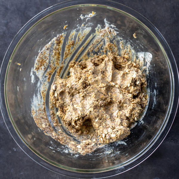 Mixture for Peanut Butter Protein Balls.