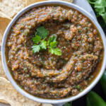 Roasted Tomato Salsa in a bowl.