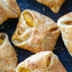 Peach Turnovers on top of each other.