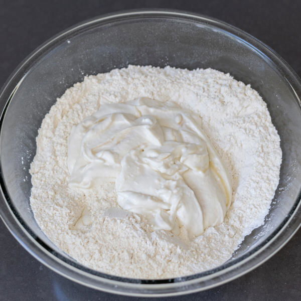 All the ingredients together in a bowl.