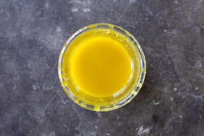 Harvest Salad dressing in a jar.