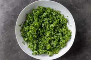 Kale in a bowl.