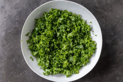 Kale in a bowl.