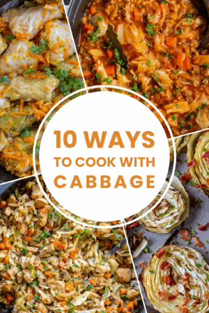 Images of cabbage meals.