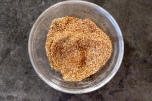 Seasoning in a bowl.