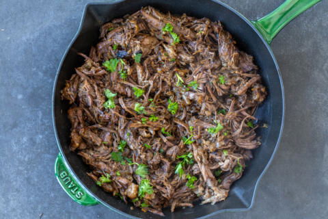 Pan with French Onion Pot Roast.