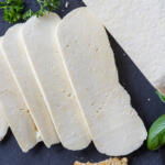 Sliced Homemade Cheese.