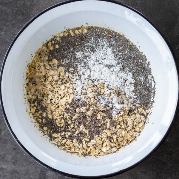 All the ingredients in a bowl.