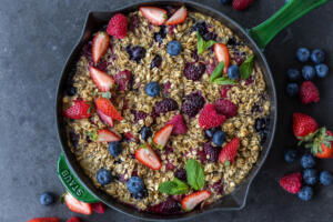 Baked Berry Oatmeal.