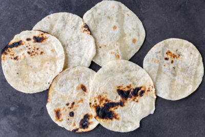 Browed tortillas.