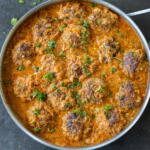 Tefteli in a creamy sauce.