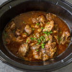 Slow Cooker Oxtails with herbs and