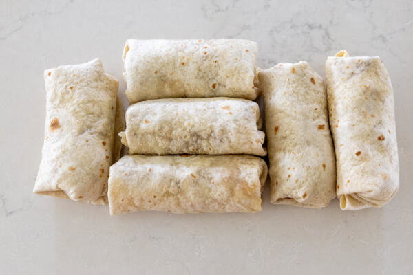 Wrapped up Chicken Burrito.