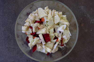 Vegetables in a bowl.